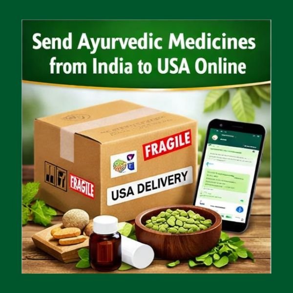 Ayurvedic medicine courier price from India to USA with DHL service